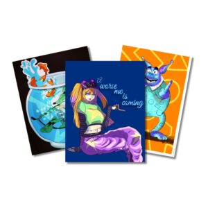 Lot de 3 illustrations Numérique – Format A3