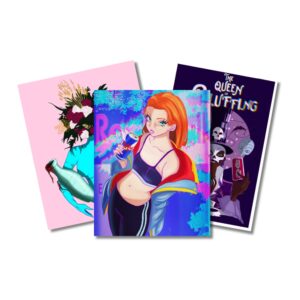 Lot de 3 illustrations Numérique – Format A4