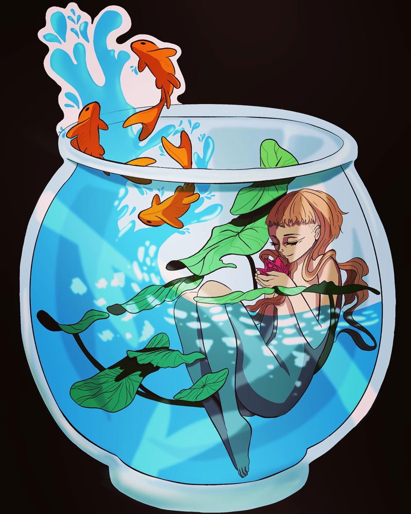 Illustration Numérique Bocal