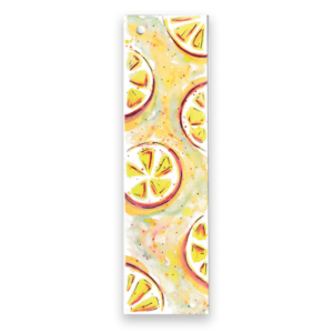 Marque Page Aquarelle Lemon