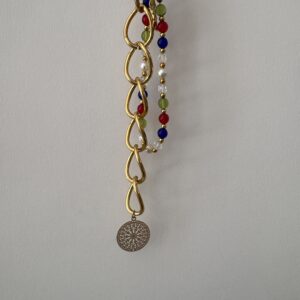 Porte clef Perles coloré