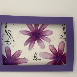 les fleurs au crayon